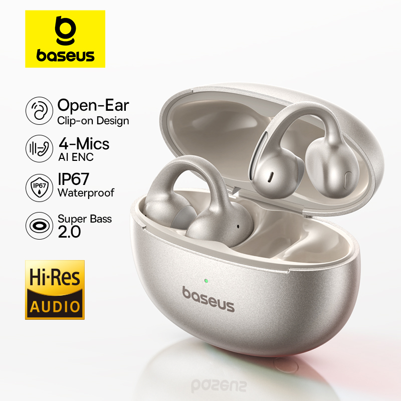 Open Ear Air Conduction Headphones - Baseus MC1 Pro Ohrclip Drahtlose Kopfhörer