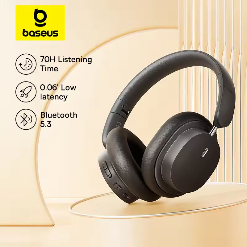 Anc Wireless Over Ear Headphones - Baseus Bowie D05 Kabelloser Kopfhörer, 3D-Kopfhörer