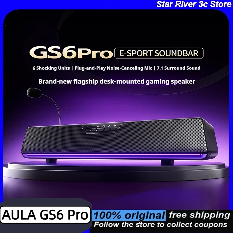 Rgb Computer Soundbar For Pc - AULA GS6 Pro Wireless Gaming E-Sports