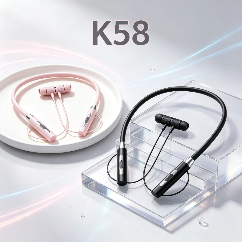 Neues K58 Bluetooth-Headset, N – Magnetic Neckband Sports Earphones Bewertung und Preis