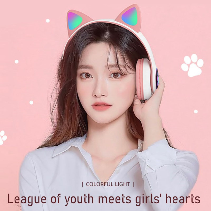 Blinkende LED süße Katzenohren – Cat Ear Bluetooth Headset Led Bewertung und Preis
