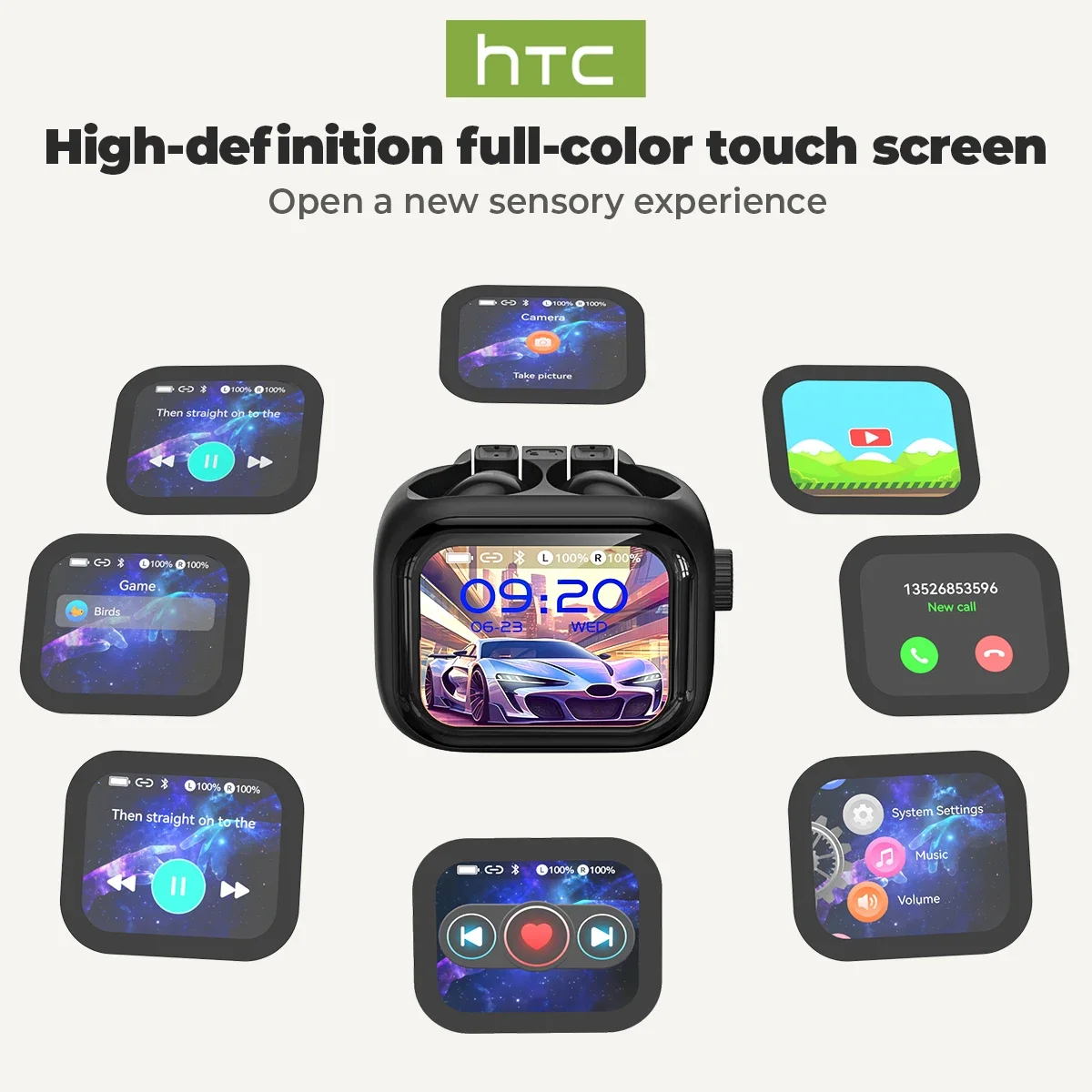 [Ultra-HD-Bildschirm] HTC NE40 – Open Ear Air Conduction Headphones Bewertung und Preis