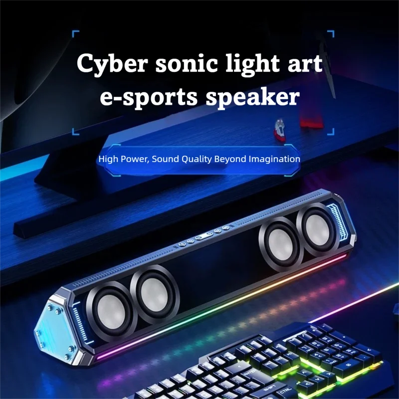 Gaming-Soundbar mit RGB-Beleuc – Rgb Computer Soundbar For Pc Bewertung und Preis