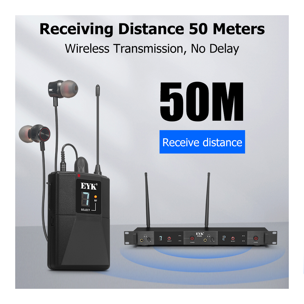 EYK IEM82 UHF Wireless In-Ear- – In Ear Monitors For Singers Bewertung und Preis