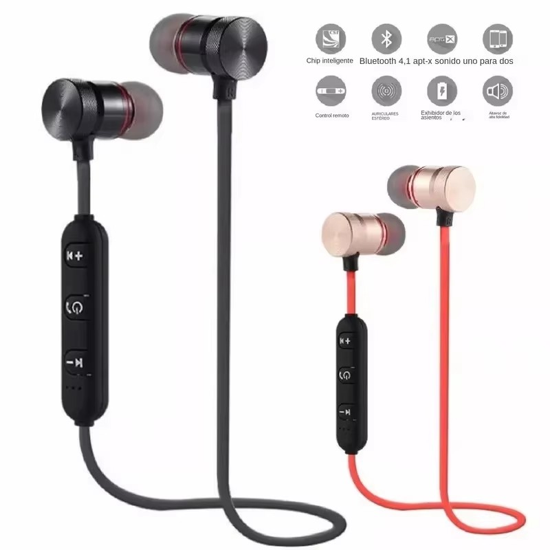 1/2/3/4 Stück Nackenbügel-Blue – Magnetic Neckband Sports Earphones Bewertung und Preis