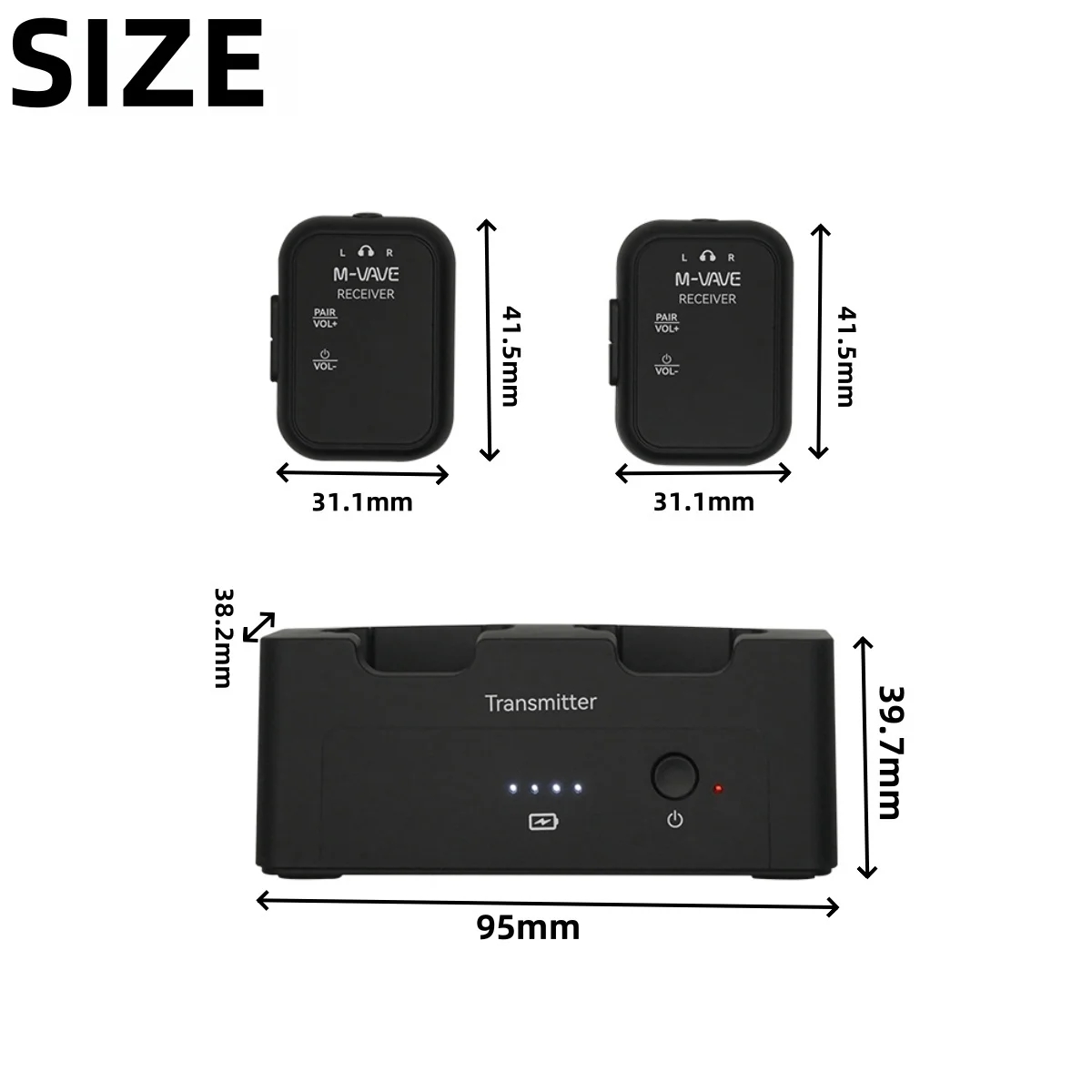 M-VAVE WP-12 Kabelloses In-Ear – In Ear Monitors For Singers Bewertung und Preis