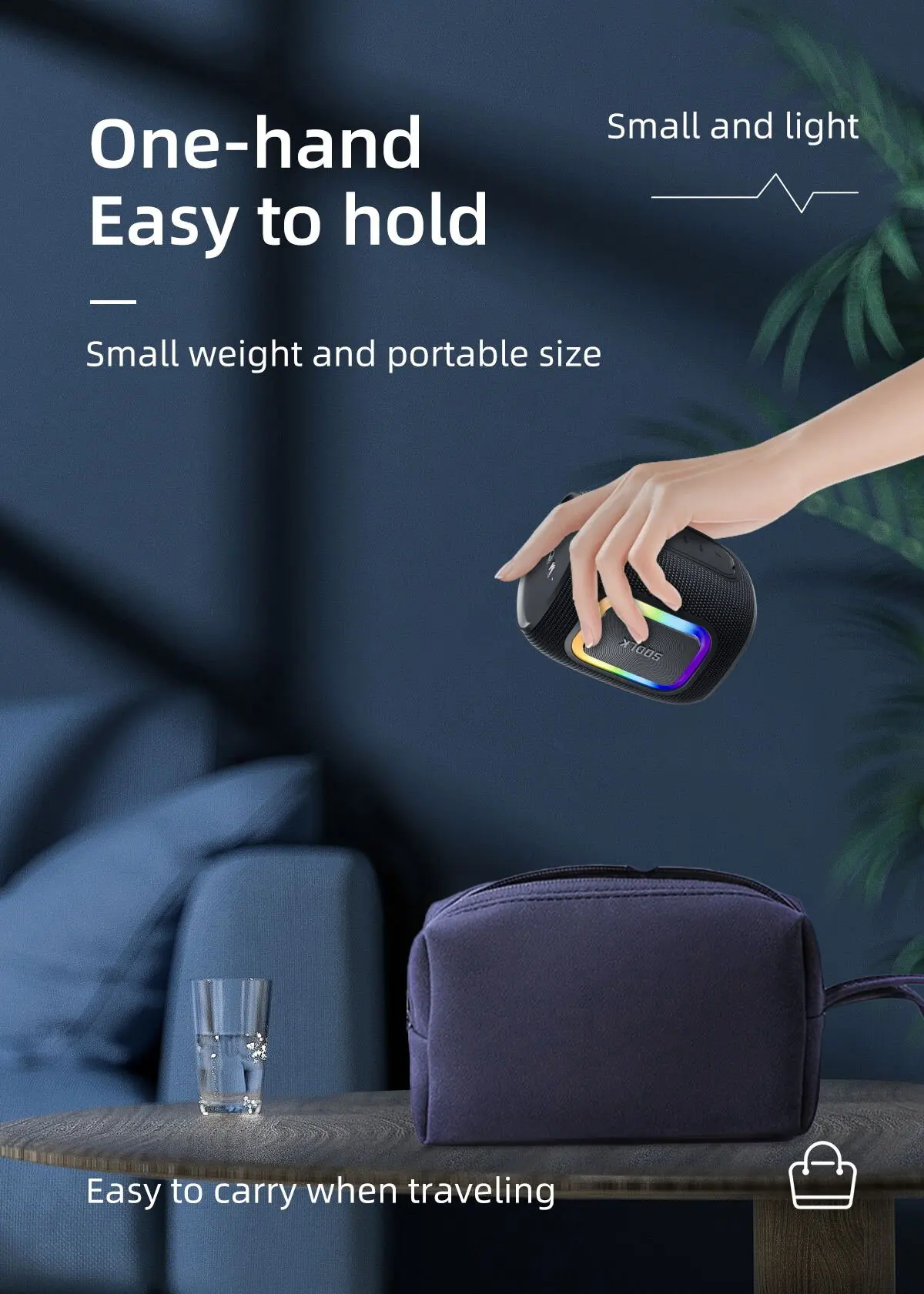 SODLK T26 Mini Bluetooth-Lauts – Portable Bluetooth Speaker Waterproof Ipx7 Bewertung und Preis